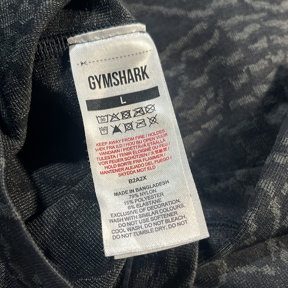 GYMSHARK Adapt Animal Seamless Cycling
Shorts Black/Gray-Large - Picture 3 of 3